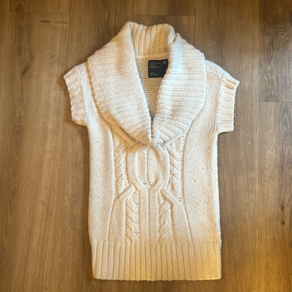 White knit top